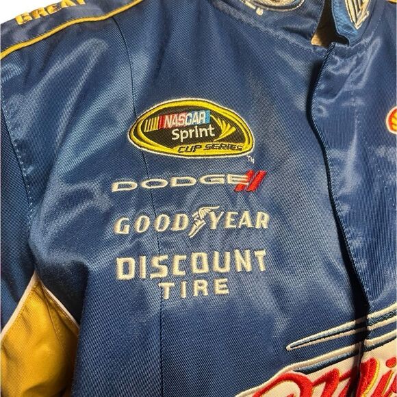 Miller Lite Racing Brad Keselowski Nascar Pit Crew Jacket Chase Authentics Large - Picture 8 of 16